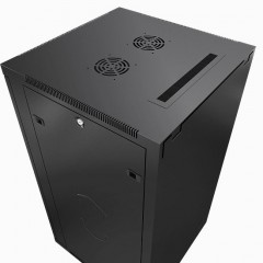 Шкаф серверный 22U Cabeus SH-05F-22U60/45-R-BK